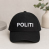 Børnekasket i Sort med Broderet Navn | Personlig Solkasket