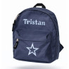 Mørkeblå børnerygsæk med navn – rygsæk til 2–6 år