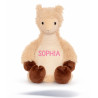Cubbies lama bamse med navn – stor personlig bamse
