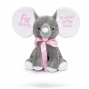 Stor elefant bamse med navn – Personlig bamse med brodering