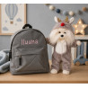 Lucky Doggy Mimi bamse og rygsæk med navn - Personlig gave