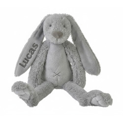 Blød kanin bamse med navn i øret – en unik gave