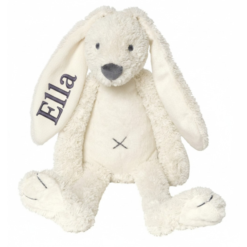 Bamse kanin med navn broderet – sød gave til børn