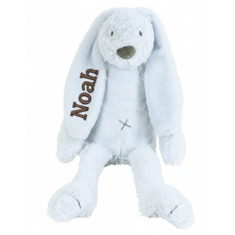 Happy Horse Stor lyseblå 58cm bamse med navn