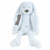 Happy Horse Stor lyseblå 58cm bamse med navn