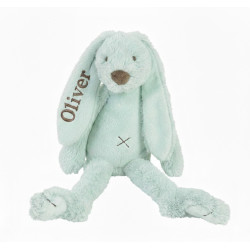 Happy Horse pastel grøn kaninbamse med navn på (58cm)