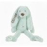 Happy Horse pastel grøn kaninbamse med navn på (58cm)